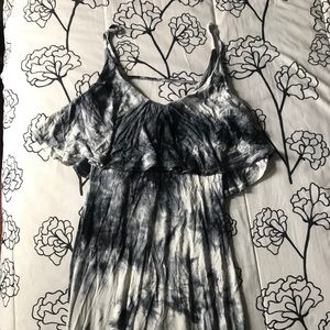 Acid wash maxi dress 🖤